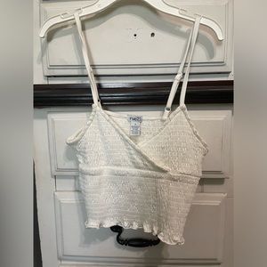 Rue 21 White Spaghetti Strap Tank Top